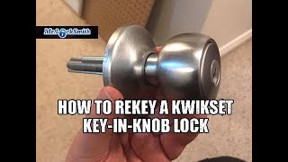How to Rekey a Kwikset KeyinKnob Lock | Mr. Locksmith Video