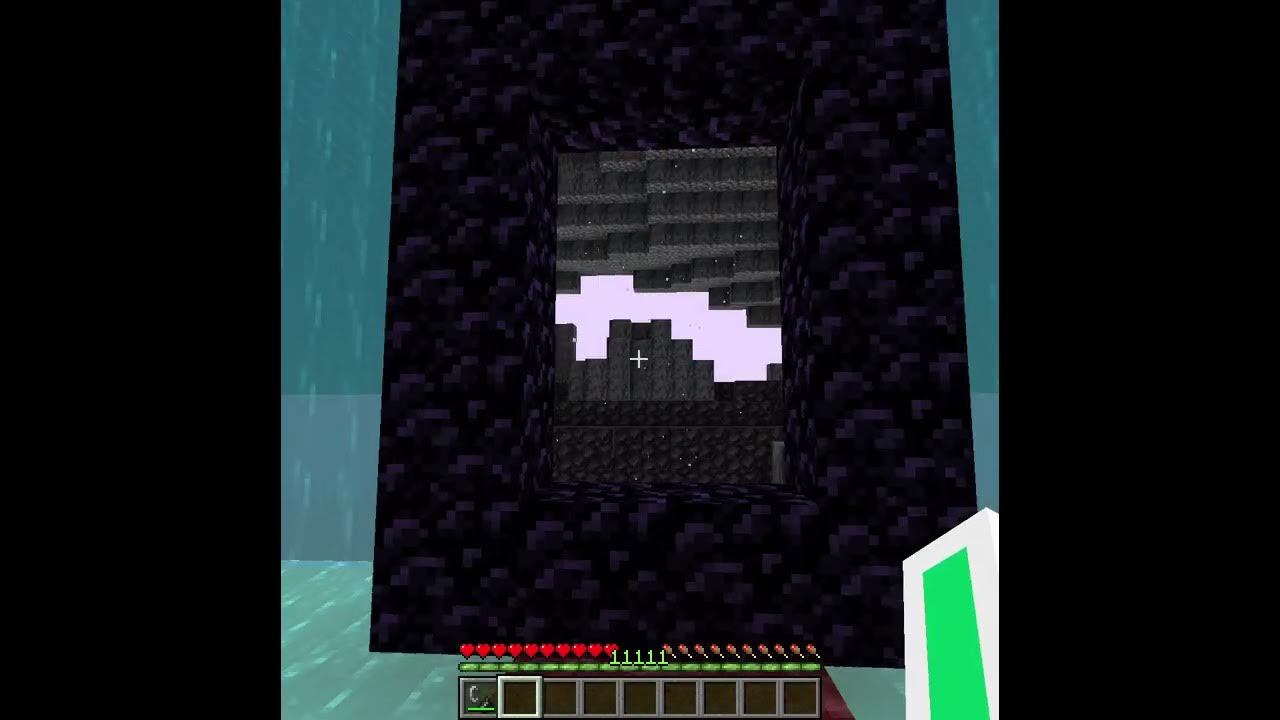 Immersive Underwater Nether Portal in Minecraft YouTube