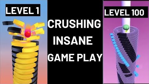 Stack Ball Full Gameplay – Levels 1 to 100 Smash Marathon! 🎮💥