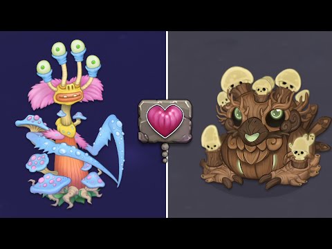 Epic Fung Pray & Rare Sporerow - All Animations & Breeding (My Singing  Monsters)