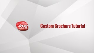 Custom Brochure Tutorial