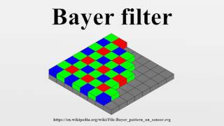 Bayer filter