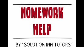 Homework Help From online Tutors