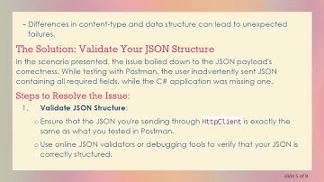 Resolving the 400 Bad Request Error in C# : How to Ensure Your JSON is Correctly Formatted