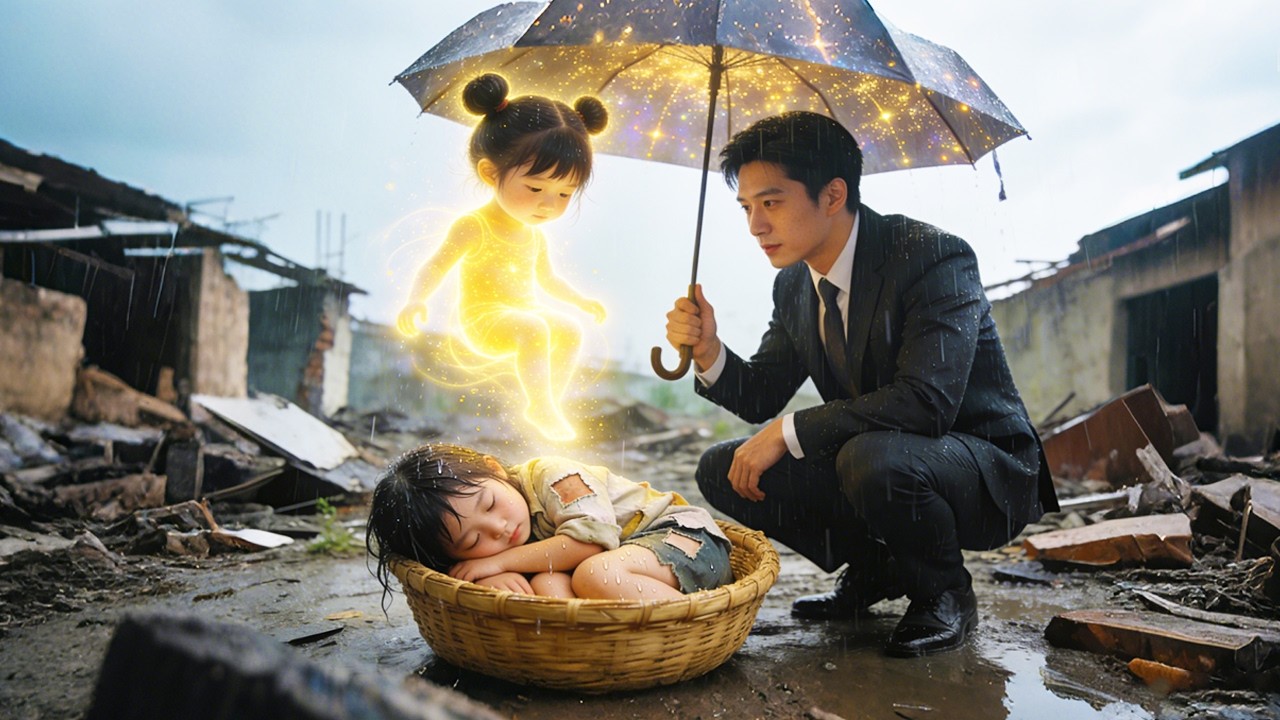 從小怕光被家人當災星，怎料首富總裁一眼看出她天生神力，全家把她寵上天！#短劇 #逆襲 #萌娃 #親情