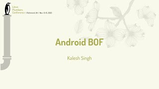 Android BOF