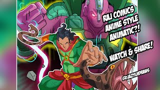 Nagraj vs Chumba Raj Comics Anime Style Action Sequence  Animatic
