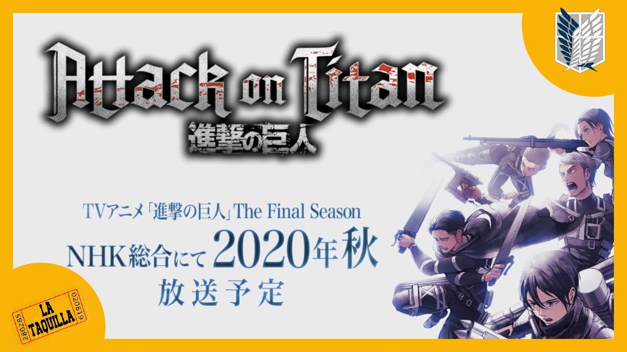 Tenemos nuevo trailer de la cuarta y ultima temporada de Attack On ...