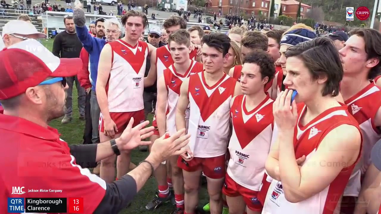 Coach EJ Burgess 1/4 time speech 2017 U18 Grand Final