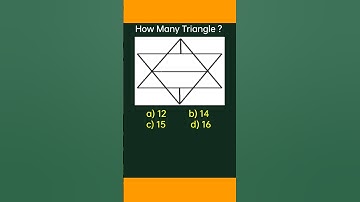 Triangle Counting Trick 😱 || Figure Counting ||  #shorts #reasoning #groupd #upsc #maths #ntpc