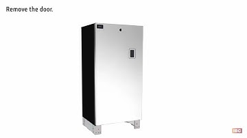 Replacing the burner on an IBC EX 700, EX 850 commercial boiler