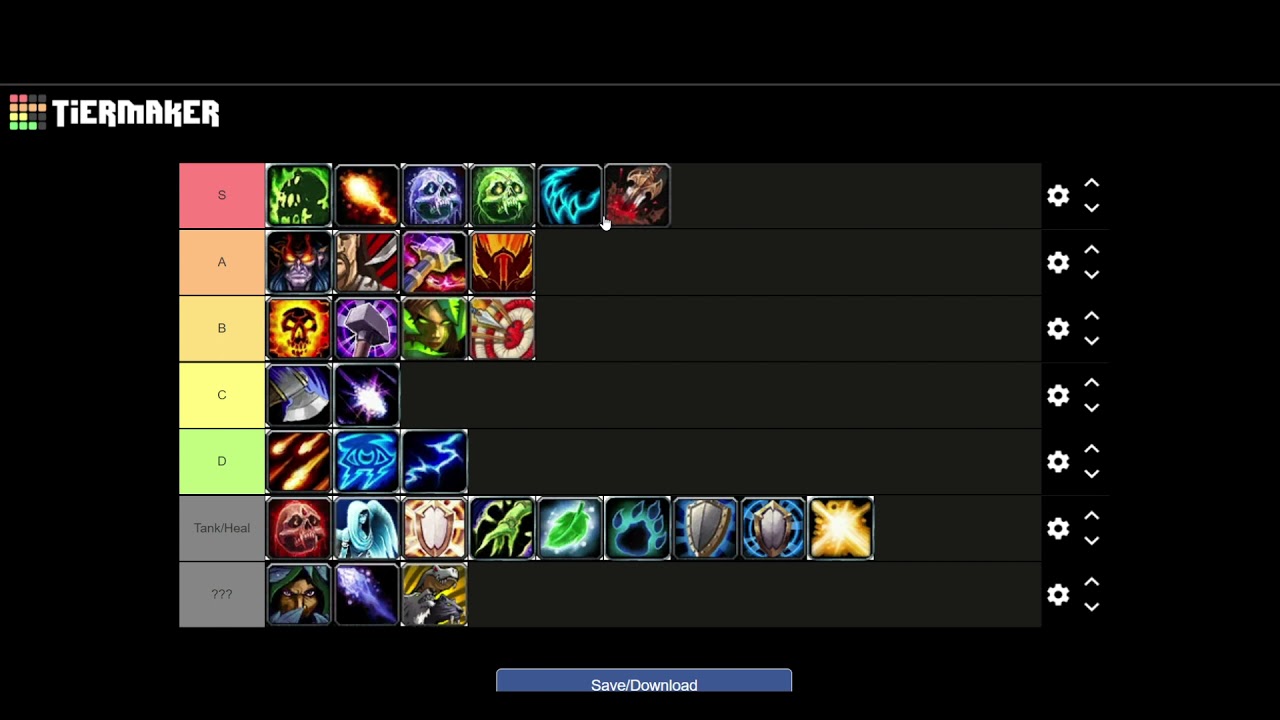 Wotlk DPS Tier List (for each phase of Classic Wrath) YouTube