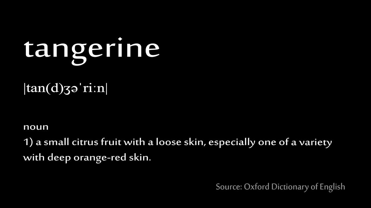 how-to-pronounce-tangerine-youtube