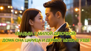 СВАДЬБА С МИЛОЙ ДЕВОЧКОЙДОМА ОНА ЦАРИЦА И ДЕРЖИТ МУЖА В УЗДЕ #китайскийсериал #дорамa #драма