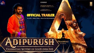 Adipurush Official Trailer, Prabhas, Om Raut, Adipurush First Look, Adipurush Movie, T Series,