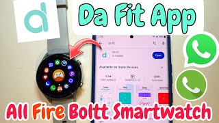 da fit app connect to fire boltt smartwatch | Da Fit Connect To Phone | da fit app screenshot 5