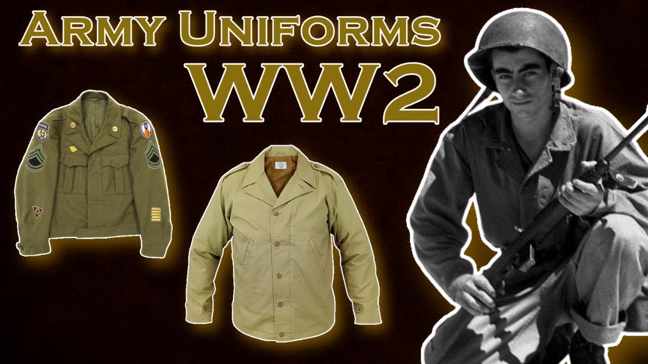 UNIFORMS OF WORLD WAR Ⅱ World War II Military uniform of each country Illustrated