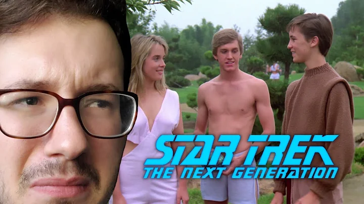 Wesley Crusher Sits on Some Plants and is Nearly E...