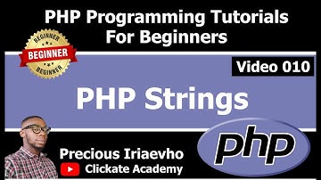 010 - PHP Strings | PHP Tutorial for Beginners Full Course