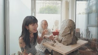 In The Sculpture Studio Of A 95-Year-Old Artist