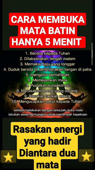 Cara membuka mata batin hanya 5 menit #shorts #membukamatabatin #mistis #gaib