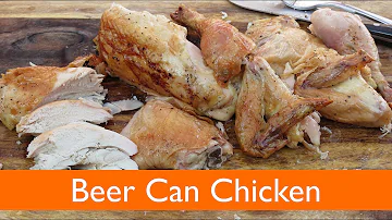 How to Make Beer Can Chicken on a Grill | Keto Chicken Recipe | The Frugal Chef