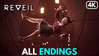 REVEIL - All Endings & How to Unlock - Guide Walkthrough - Multiverse Trophy/Achievement