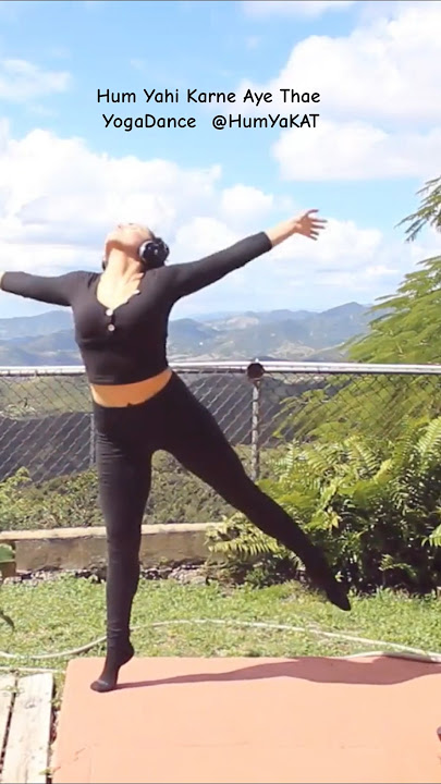 Girl doing YogaDance alone on Mountains #dance #yoga #girl #nature #mountains #entertainment #funny