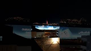 Dubai Palm Jumeirah Burj Al Arab Hotel Drone Show Live Video