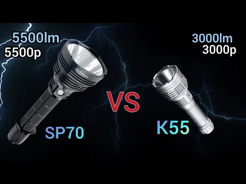 КАКОЙ  КУПИТЬ  ФОНАРЬ  ? / sofirn sp70 /ТЕСТЫ  pioneman k55  на sft70