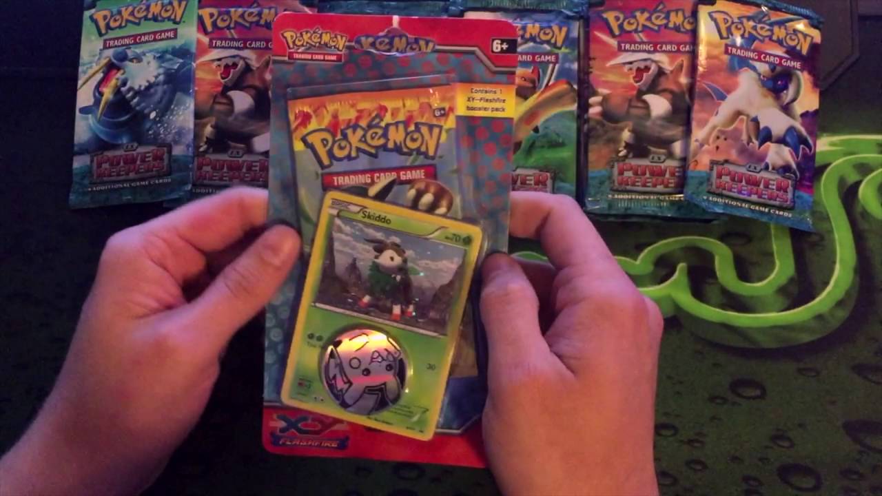 pokesoup | First video | Pokemon Cards Flashfire blister pack opening