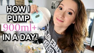 MY PUMPING ROUTINE | HOW I PUMP 900ml+ A DAY | EXCLUSIVELY PUMPING screenshot 5