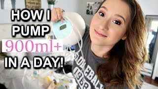 My Pumping Routine How I Pump 900Ml A Day Exclusively Pumping