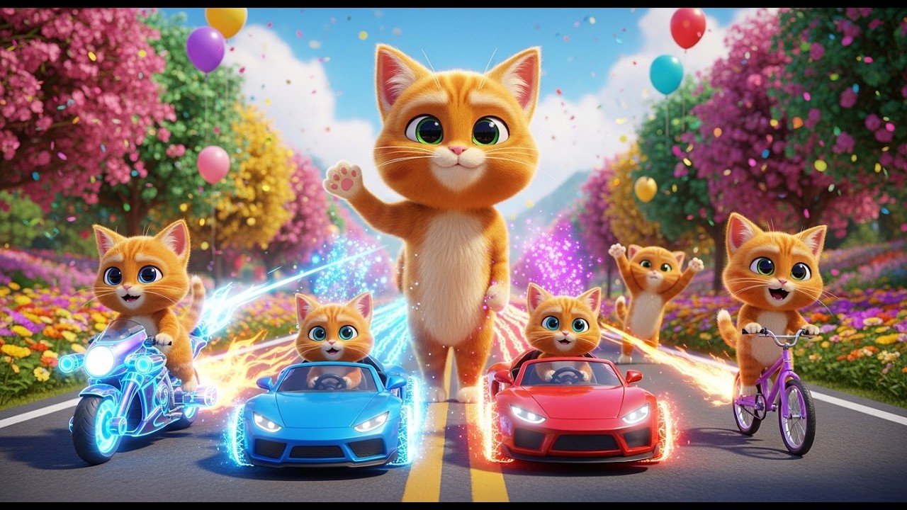 Cute Mama Cat Trims Fur on the Farm and Makes a Tiger Hat for Her Kittens #mamacat #cutekittens