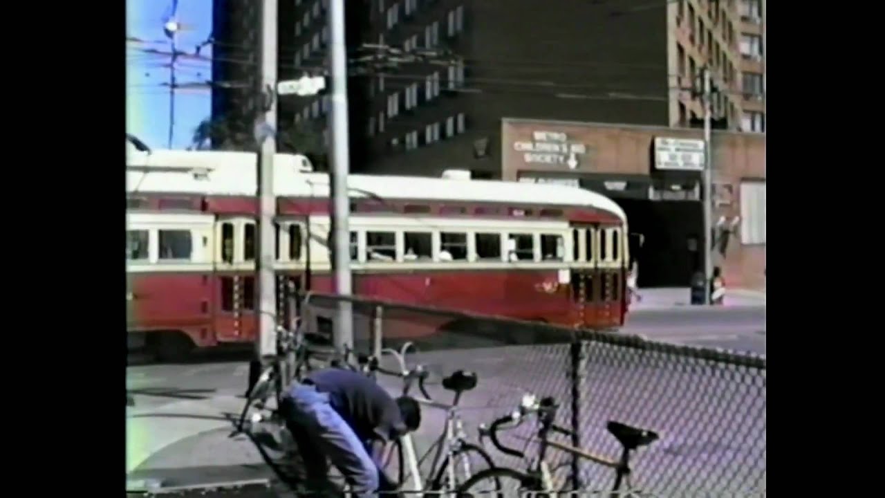 Toronto TTC 1980s Streetcar and Trackless Trolley Video