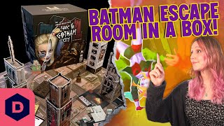Harley Quinn stars in this Batman themed AR room escape board game! (SPONSORED)