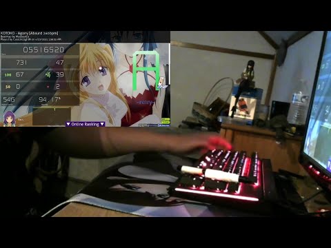 KOTOKO - Agony (Absurd) 260 bpm edit Liveplay