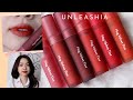 (Eng CC) UNLEASHIA HUG VELVET TINT - Swatch &amp; Review Dòng Son Velvet Mịn Nhất? | Trang