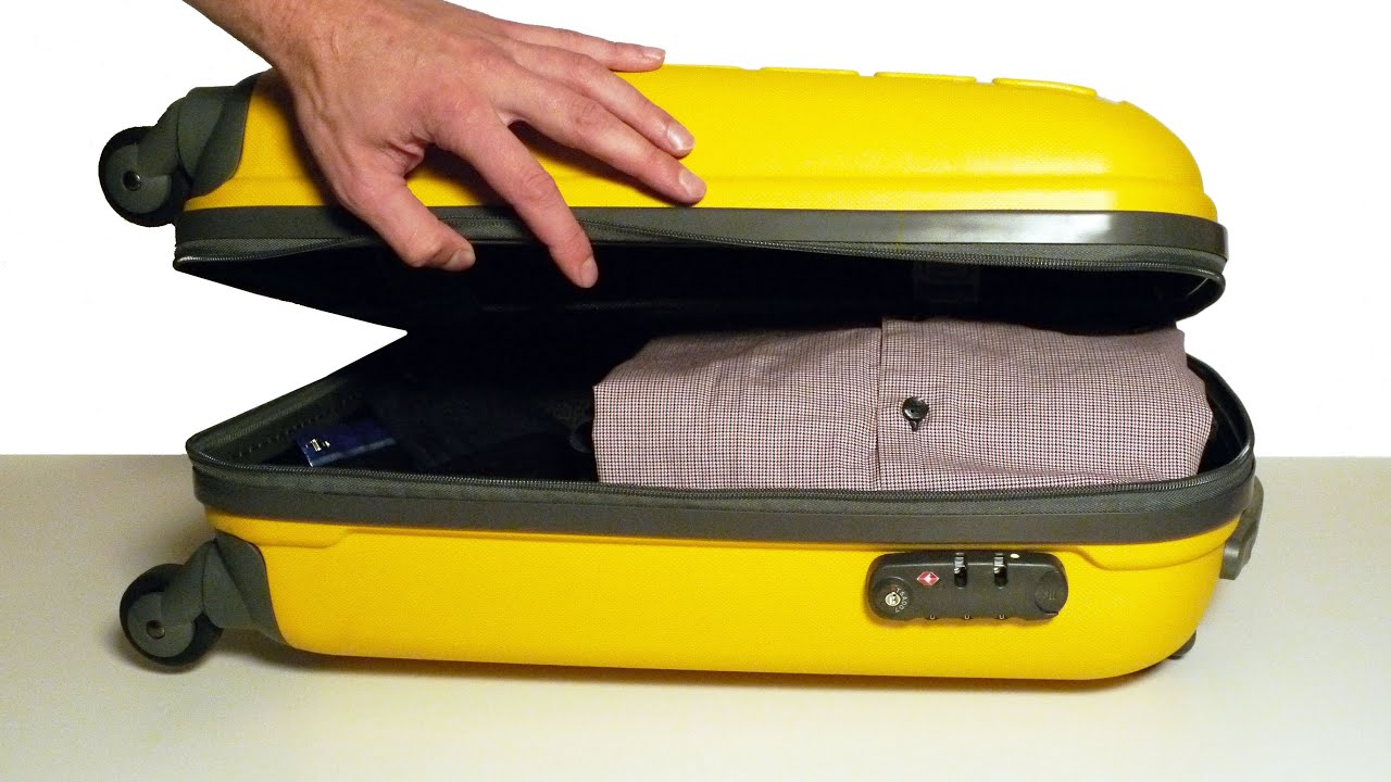 How to Pack a Suitcase Efficiently - Top Travel & Life Hacks - YouTube