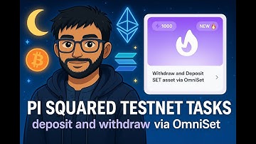 Pi Squared Testnet | Deposit and withdraw via OmniSet Guide | faucet problem solved