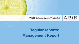 New features: Management Report