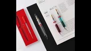 Moonman M2 - перьевая ручка демонстратор EF. Clear fountain pen.
