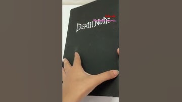Death note DIY | #deathnote #diy How I made Death note at home