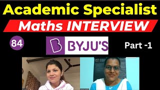 Byju's Academic Service Partner Interview Training| Maths| work from home | Selected Candidate