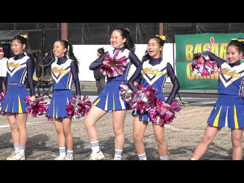 チアリーディング　チアガール　ダウンジャケット 関東学院チアダンス】横浜セントラルタウンフェスティバル“Y160