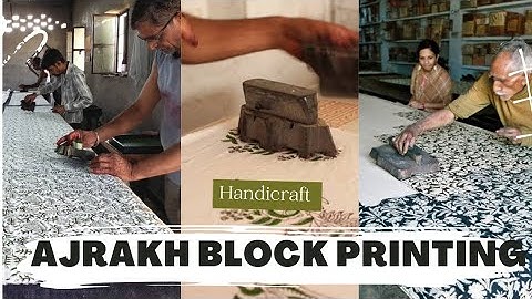 AJRAKH BLOCK PRINTING BARMER |HANDPRINT|KAMLESH KHATRI