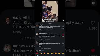 Knicks fans exposed themselves to the world #knicks #nba #newyork New York Knicks #nbaplayers