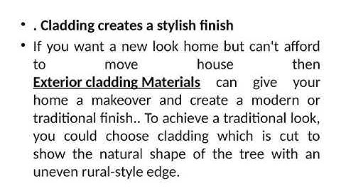 5 important things should know About Cladding