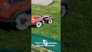 Робот-газонокосилка в парке Бельведер в Вене | Robotic lawnmower in Vienna