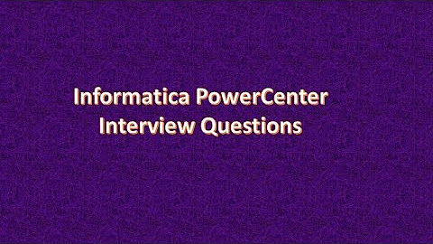 Informatica PowerCenter Interview Questions - YouTube